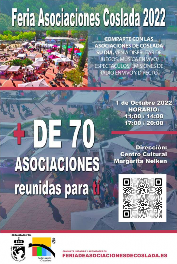 Feria de Asociaciones de Coslada 2022 - Cartel